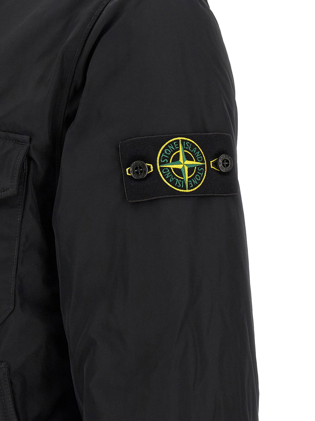 Stone Island Padded Technical Overshirt — Black