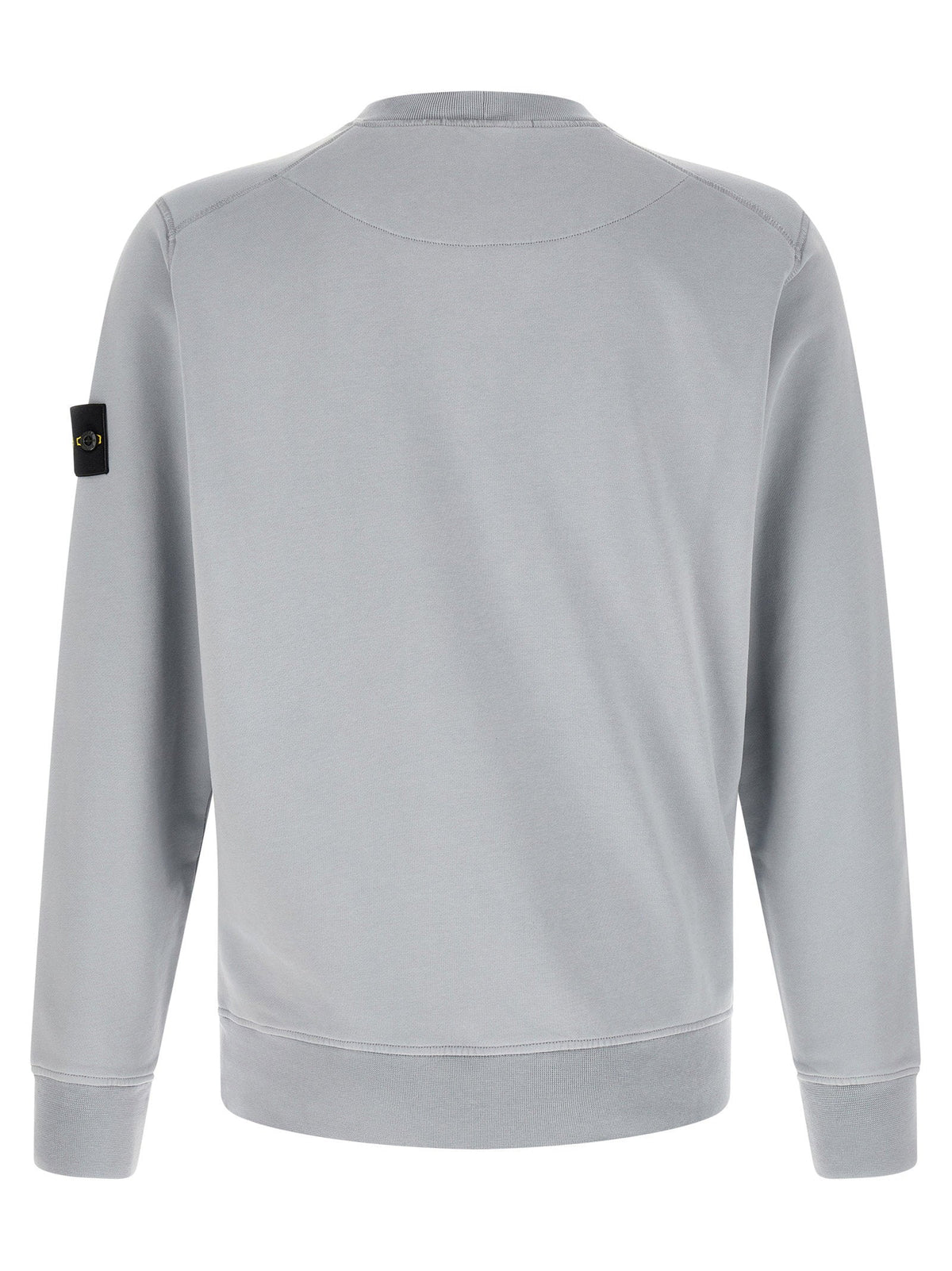 Stone Island Garment-Dyed Cotton Sweatshirt — Gray