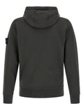 Stone Island Organic Cotton, Garment-Dyed Hoodie — Grey