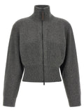 Brunello Cucinelli Cardigan — Dark Gray