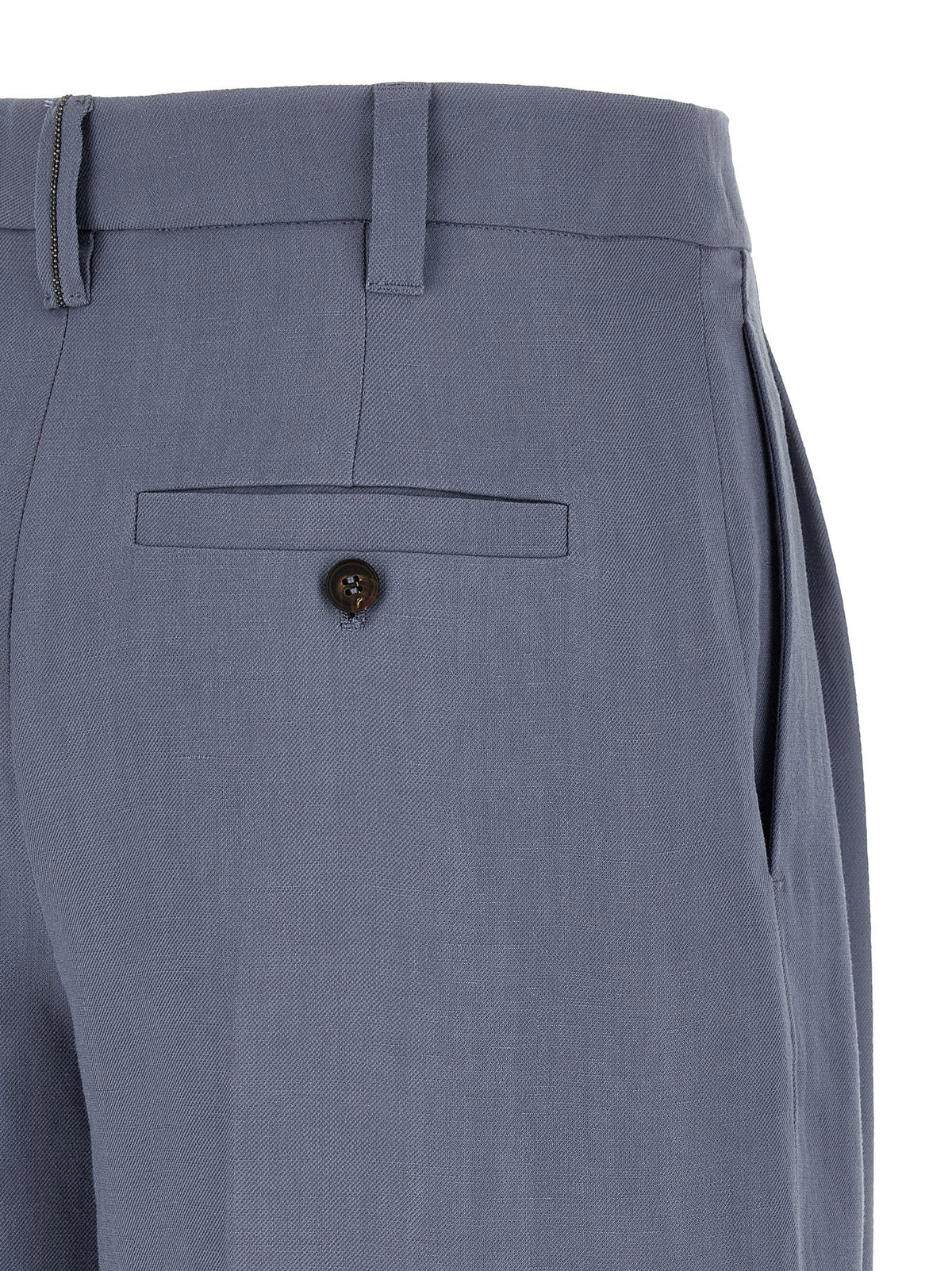 Brunello Cucinelli Sartorial Twill Bermuda Shorts — Gray
