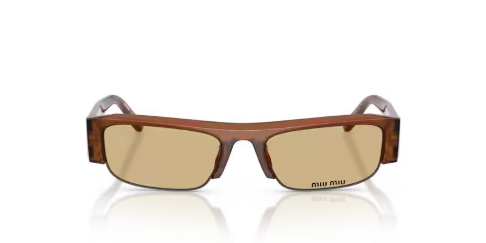 Miu Miu Eyewear MUB07S Sunglasses — Amber