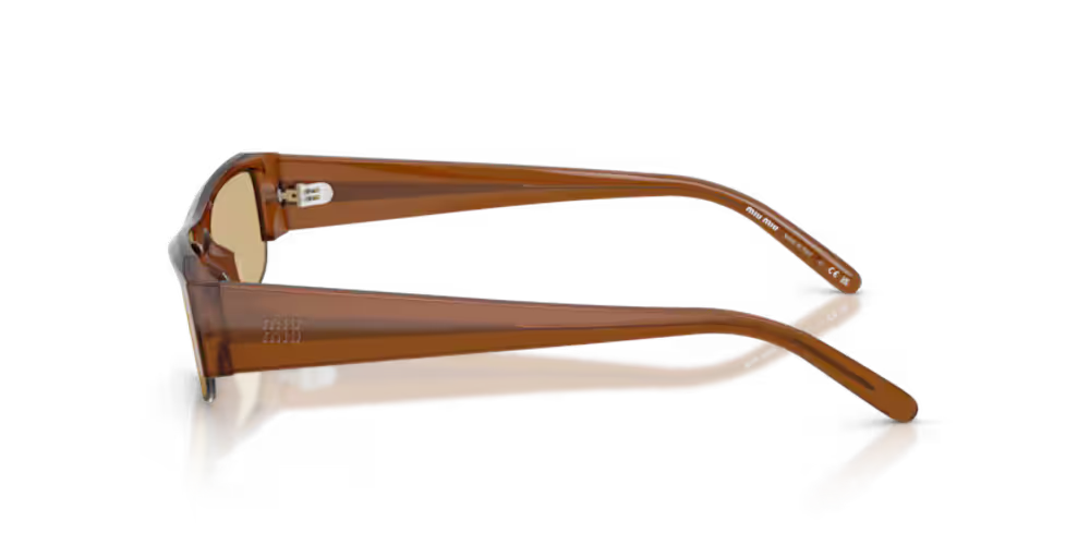 Miu Miu Eyewear MUB07S Sunglasses — Amber