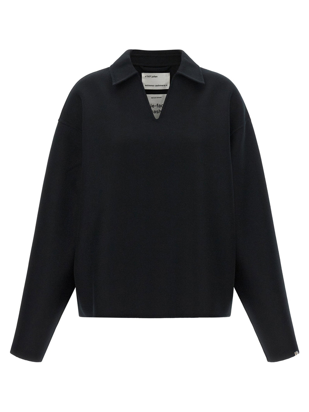 Extreme Cashmere Blouse — Black
