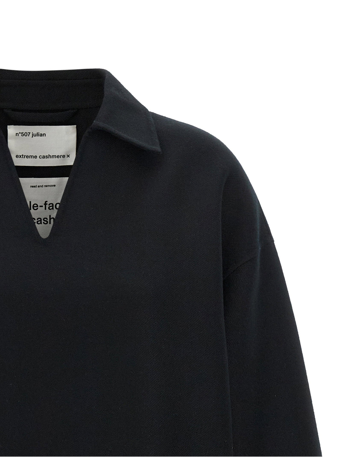 Extreme Cashmere Blouse — Black