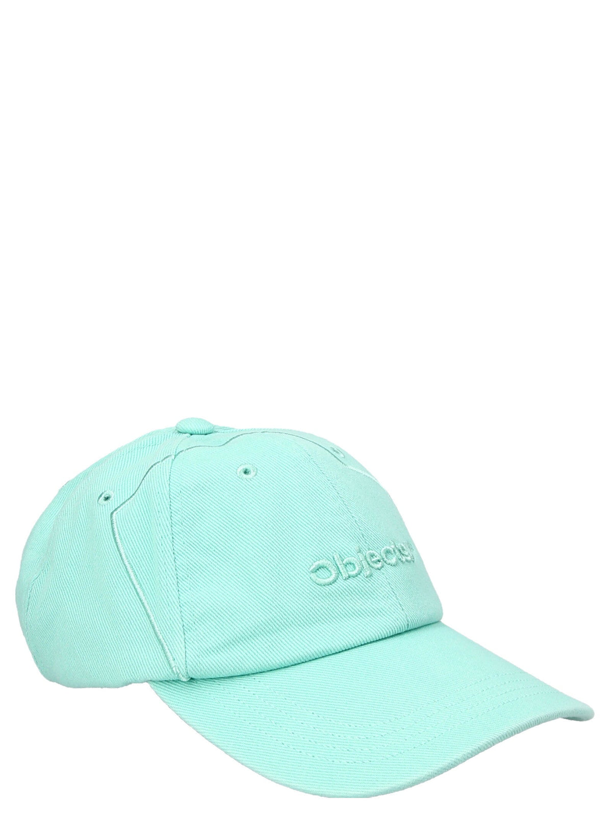 Objects Iv Life Logo-Embroidered Baseball Cap — Mint