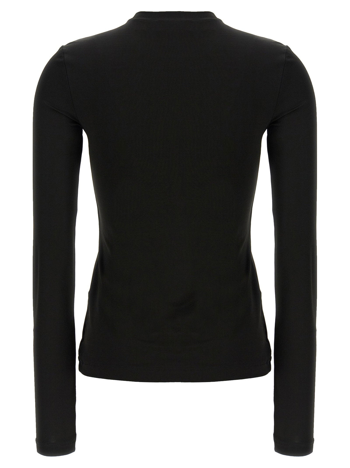 Off White Logo-Print Stretch Sweater — Black