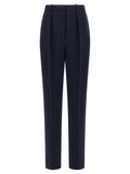 Elisabetta Franchi High-Waist Crepe Trousers