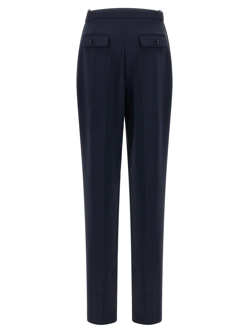 Elisabetta Franchi High-Waist Crepe Trousers