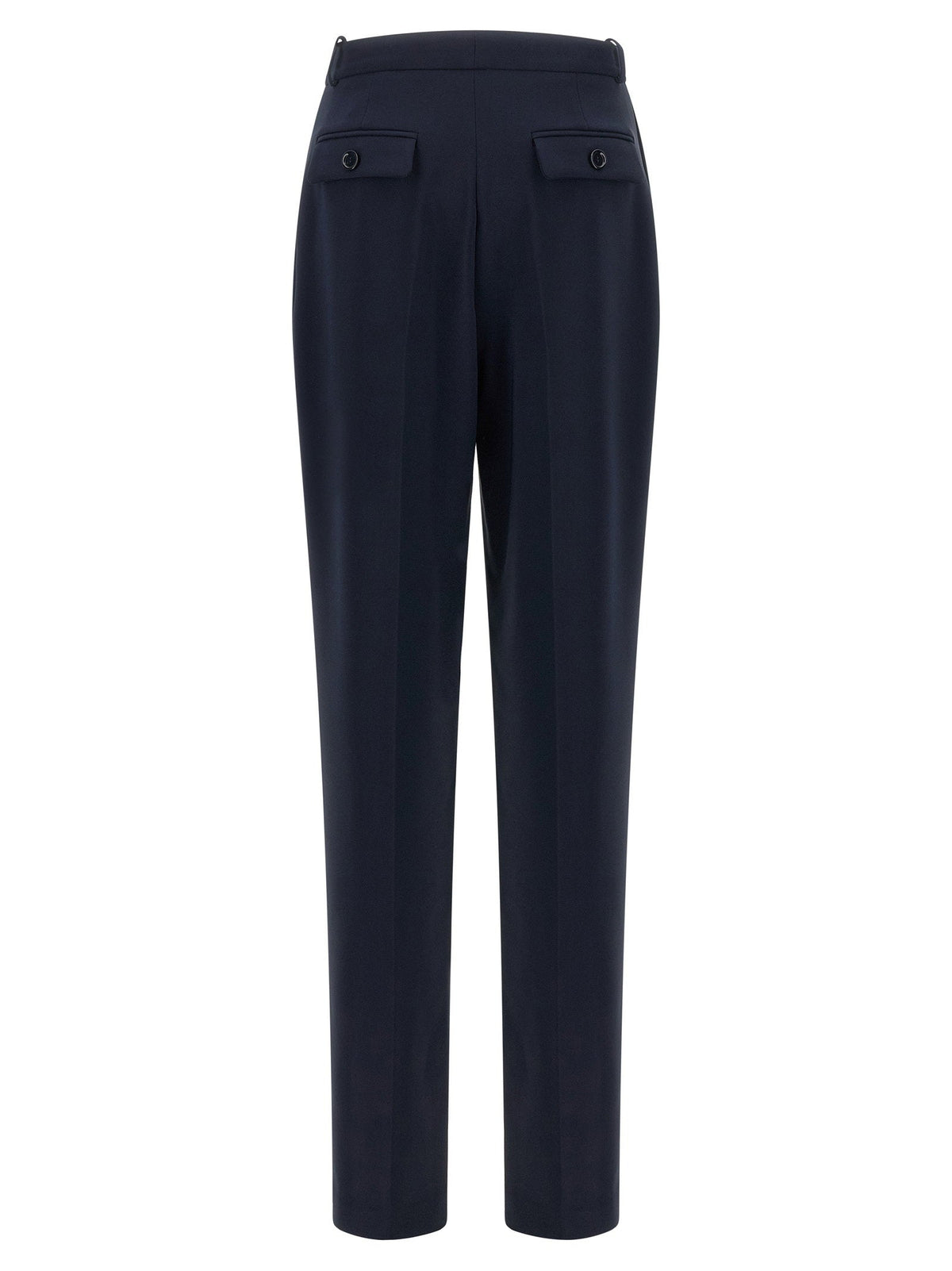 Elisabetta Franchi High-Waist Crepe Trousers