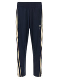 Palm Angels Contrast Stripe Technical Joggers — Navy