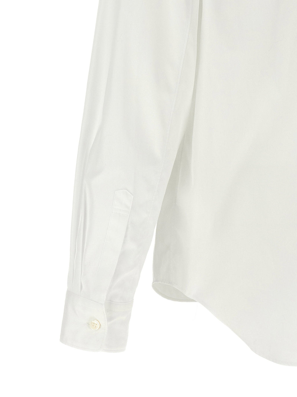 Comme Des Garçons Homme Plus Asymmetric Panel Shirt — White