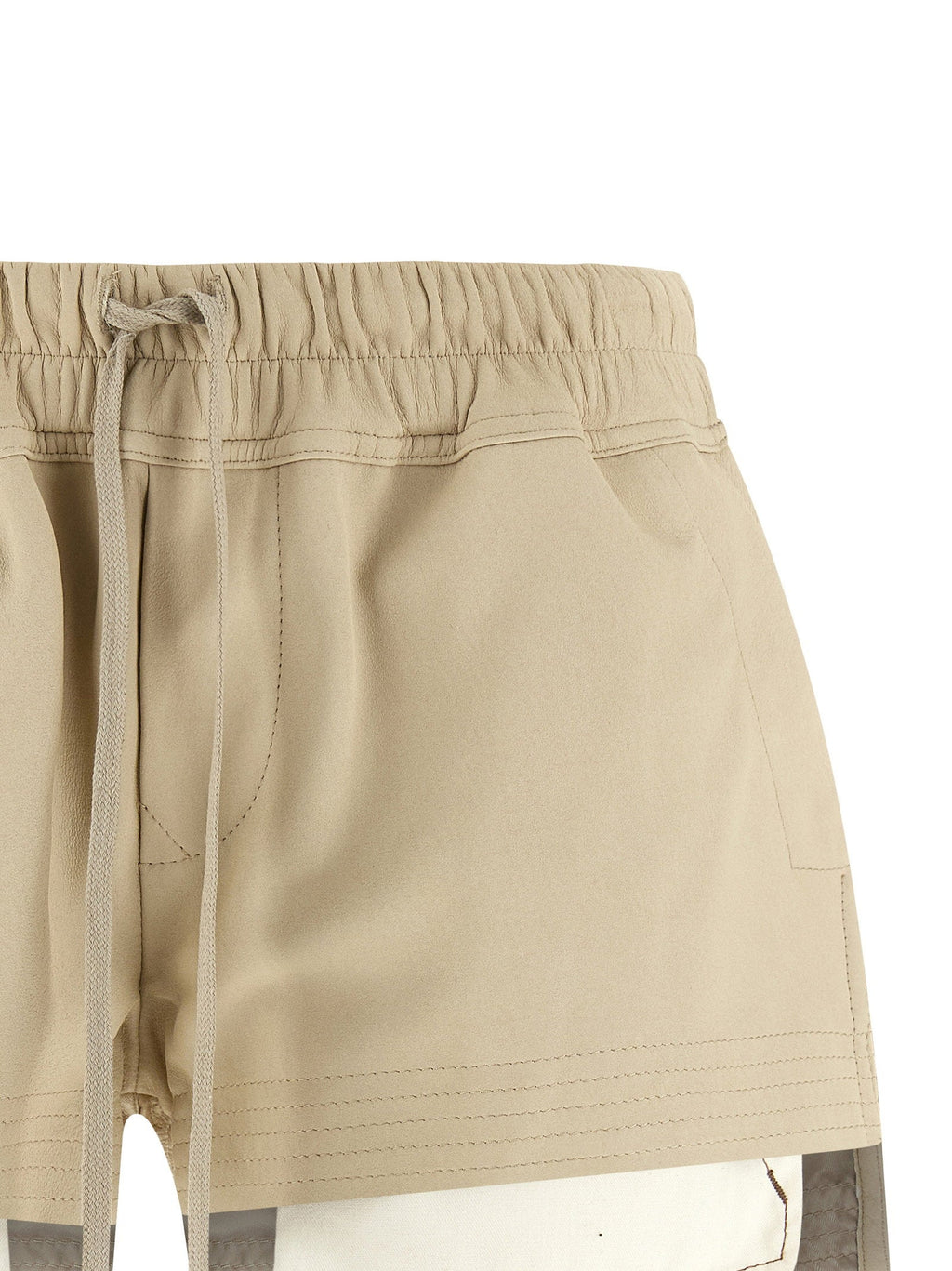 Rick Owens Fog Boxers Shorts — Beige
