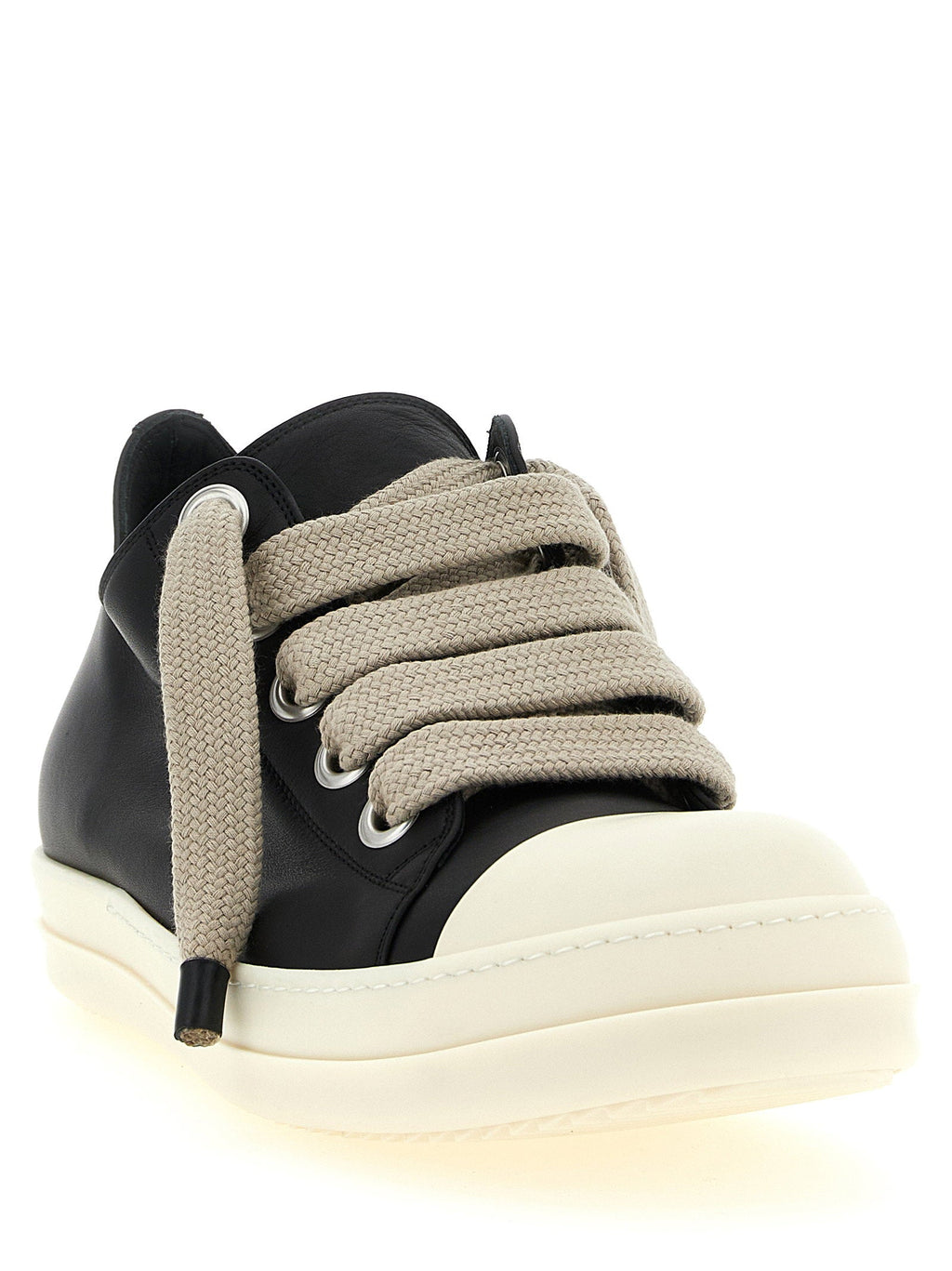 Rick Owens Jumbolace Low Sneaker — Black