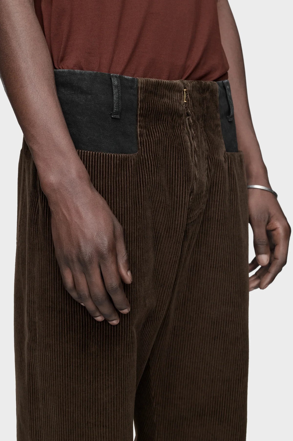 Maison Margiela Waistless Trousers — Brown