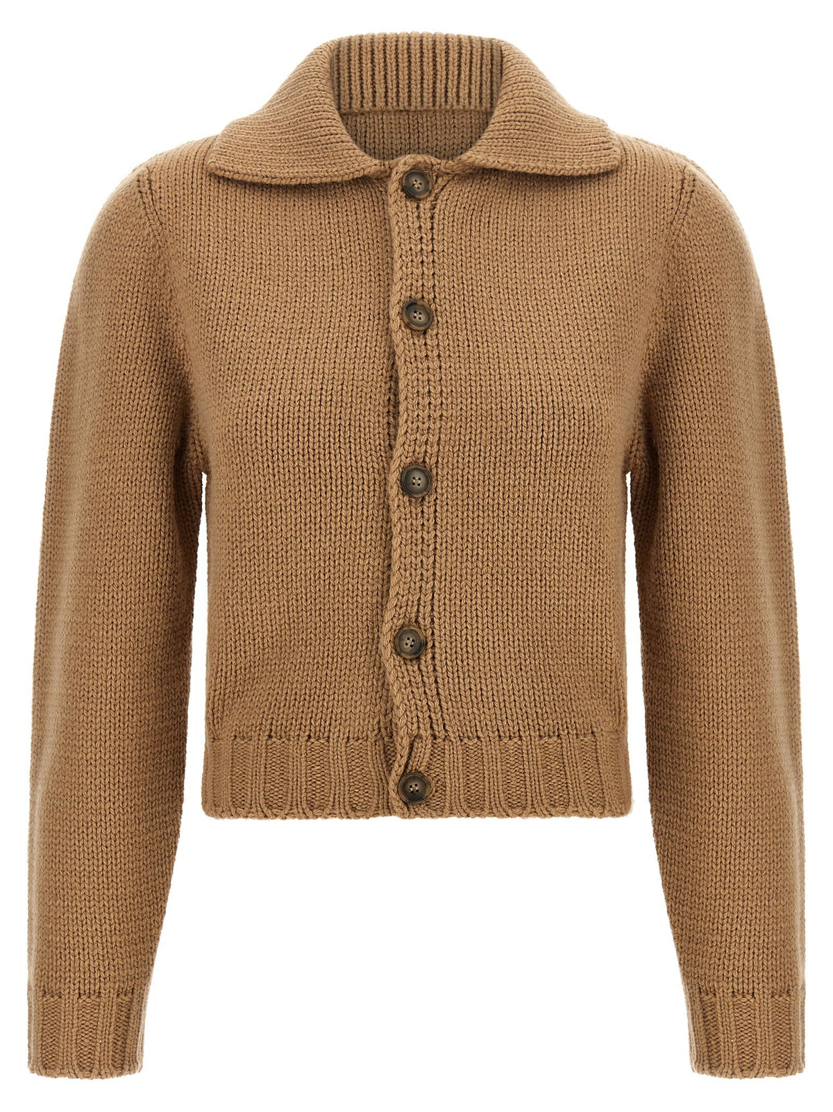 Mm6 Maison Margiela Cardigan — Camel
