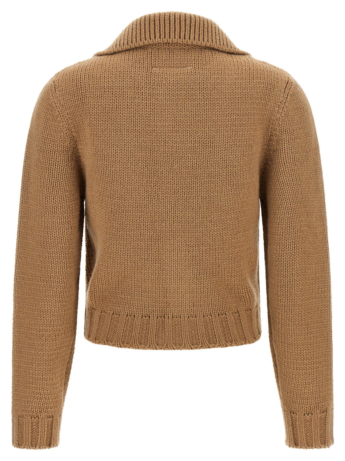 Mm6 Maison Margiela Cardigan — Camel