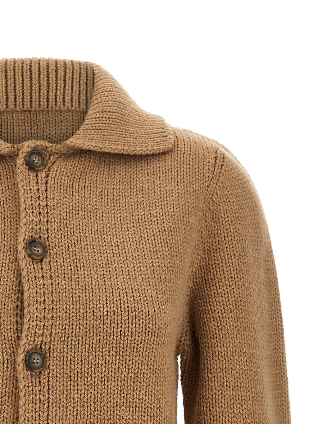 Mm6 Maison Margiela Cardigan — Camel
