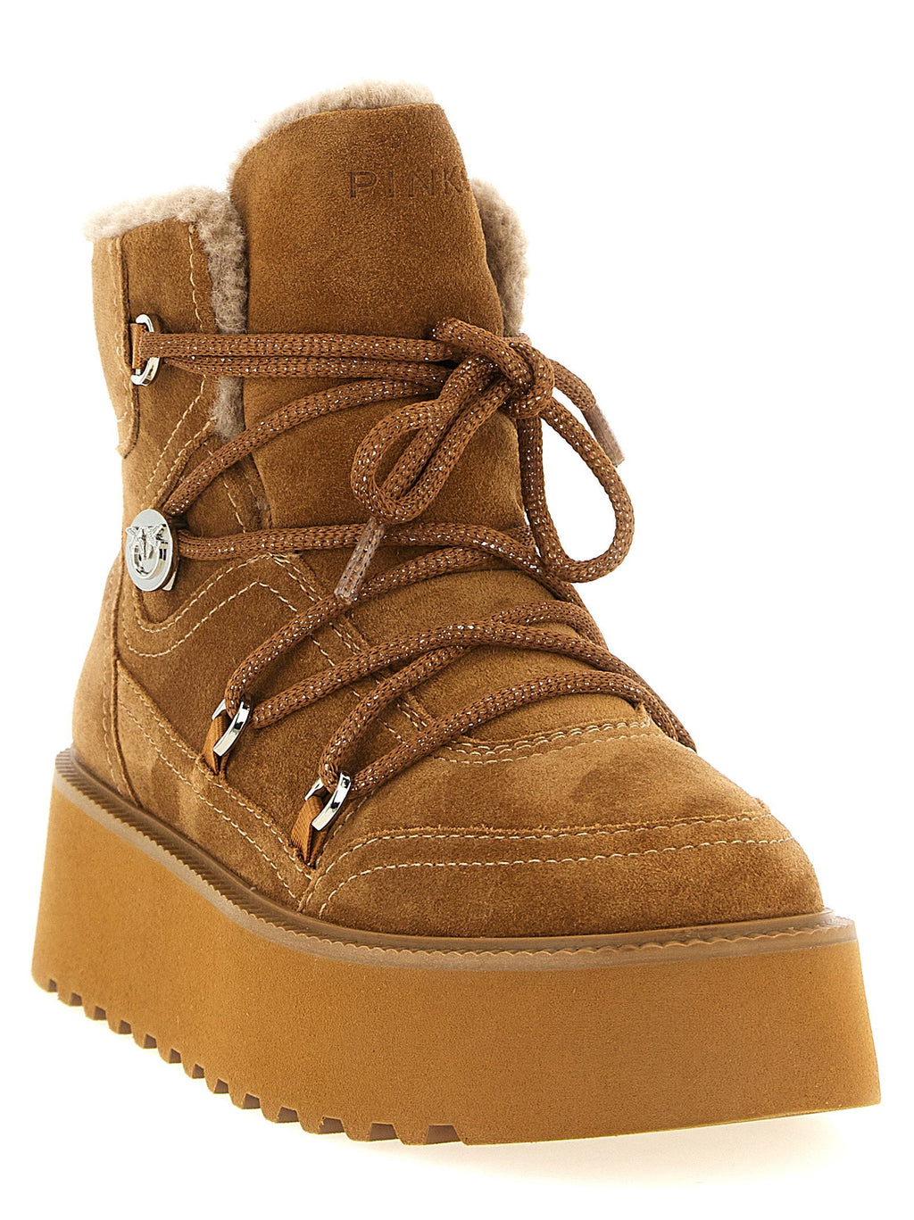 Pinko Martina Ankle Boot — Tan