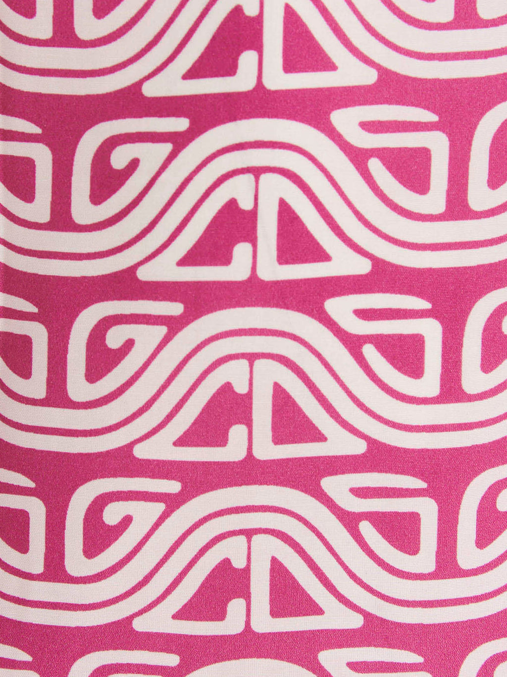 Gcds Waved Logo Print Shirt — Pink