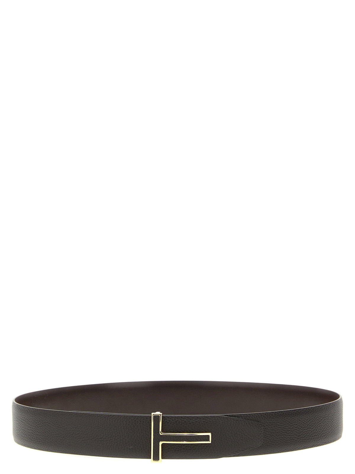 Tom Ford Reversible Leather Belt — Black