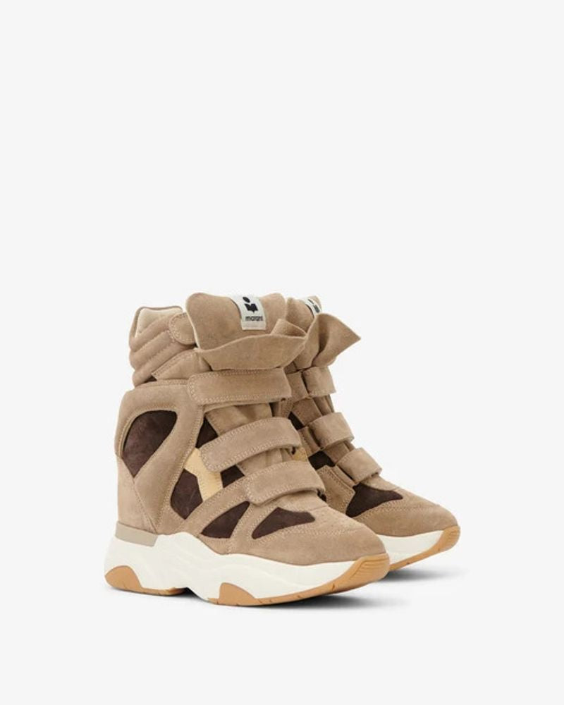 Isabel Marant Basketball Im H26 High-Top Sneaker — Beige