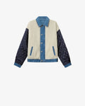 Marant Denim and Quilted Wool-Blend Jacket