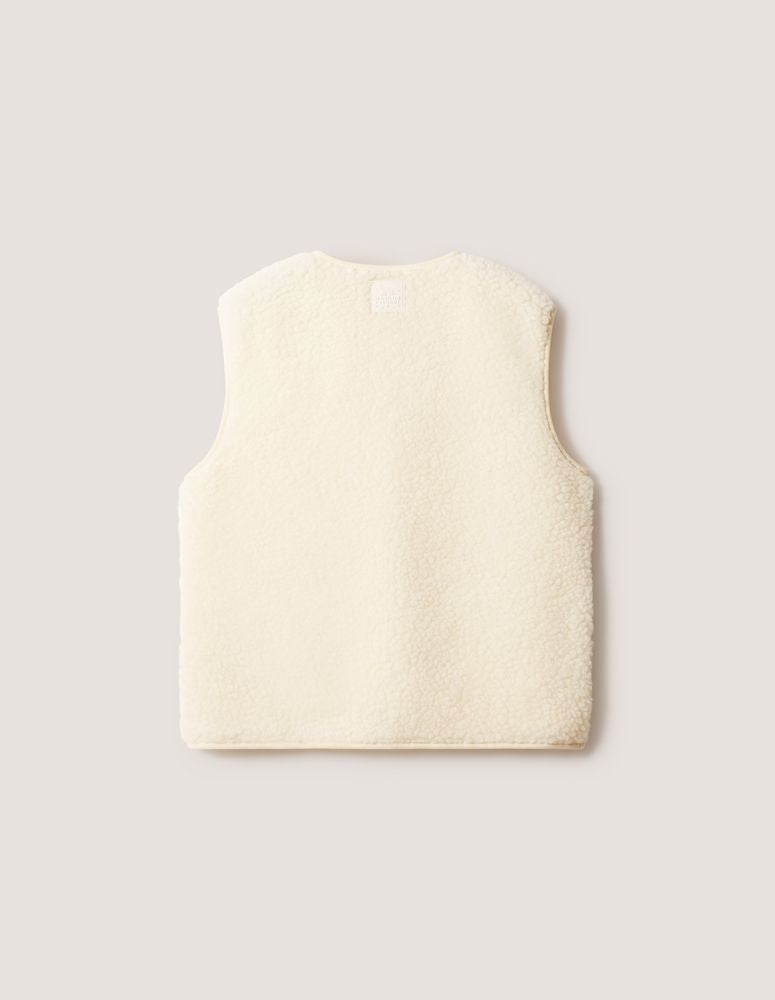 Maison Kitsune Vest — Beige