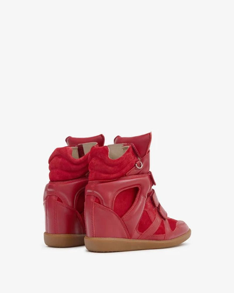 Isabel Marant Basketball Im H26 Sneaker — Red
