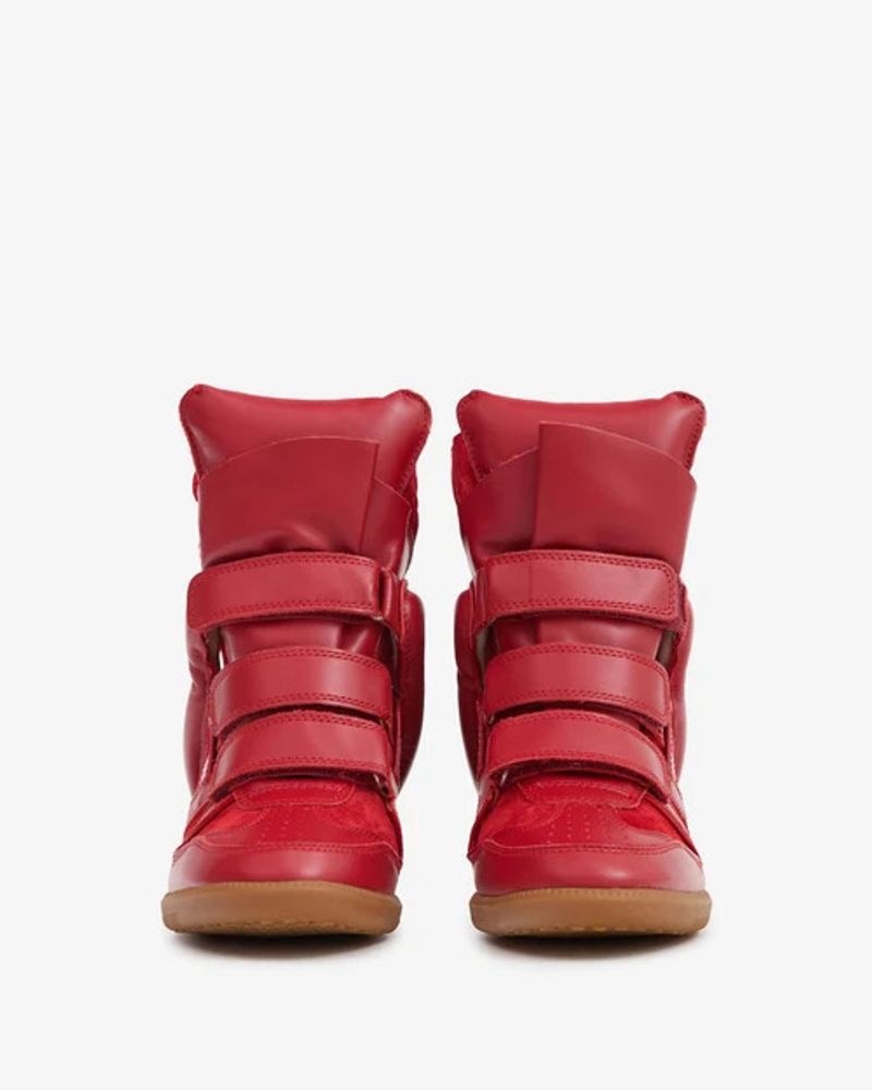 Isabel Marant Basketball Im H26 Sneaker — Red