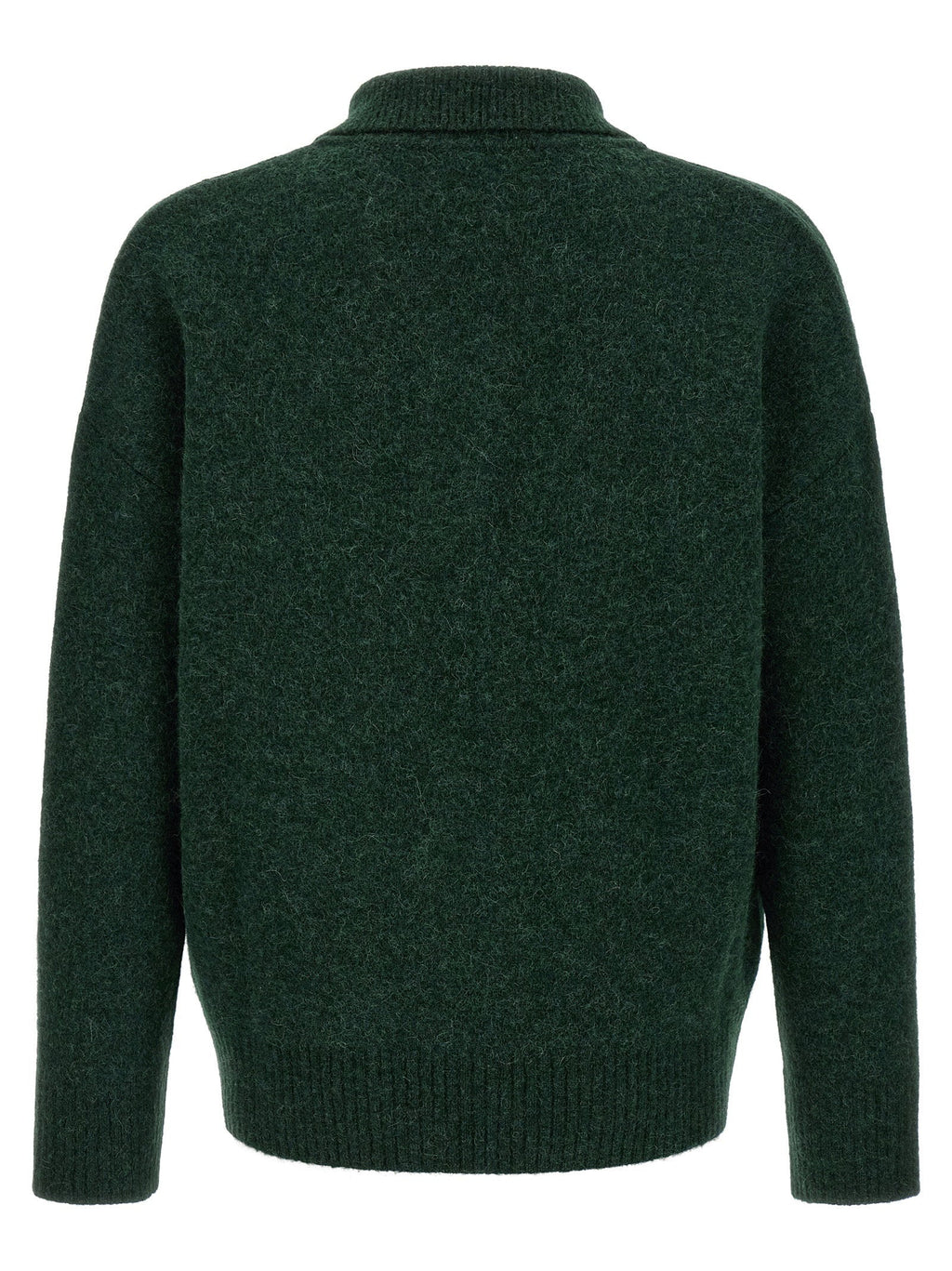 Ami Paris Polo Shirt — Forest Green