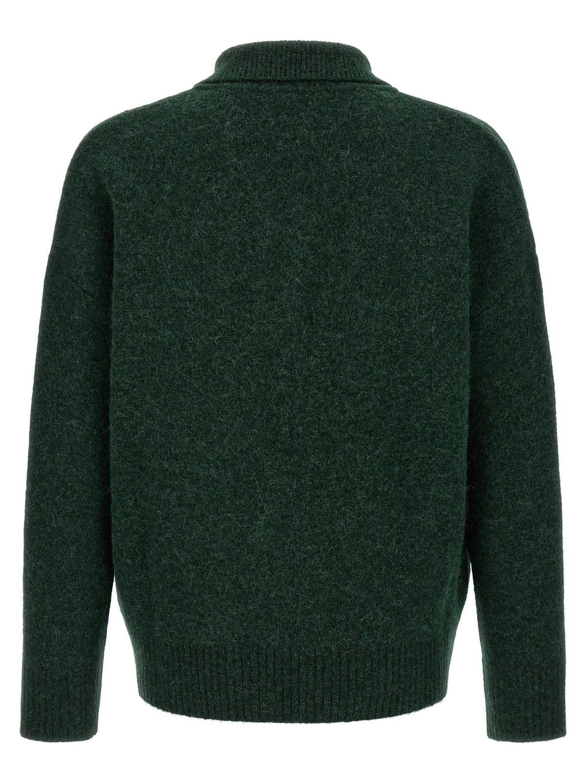 Ami Paris Polo Shirt — Forest Green