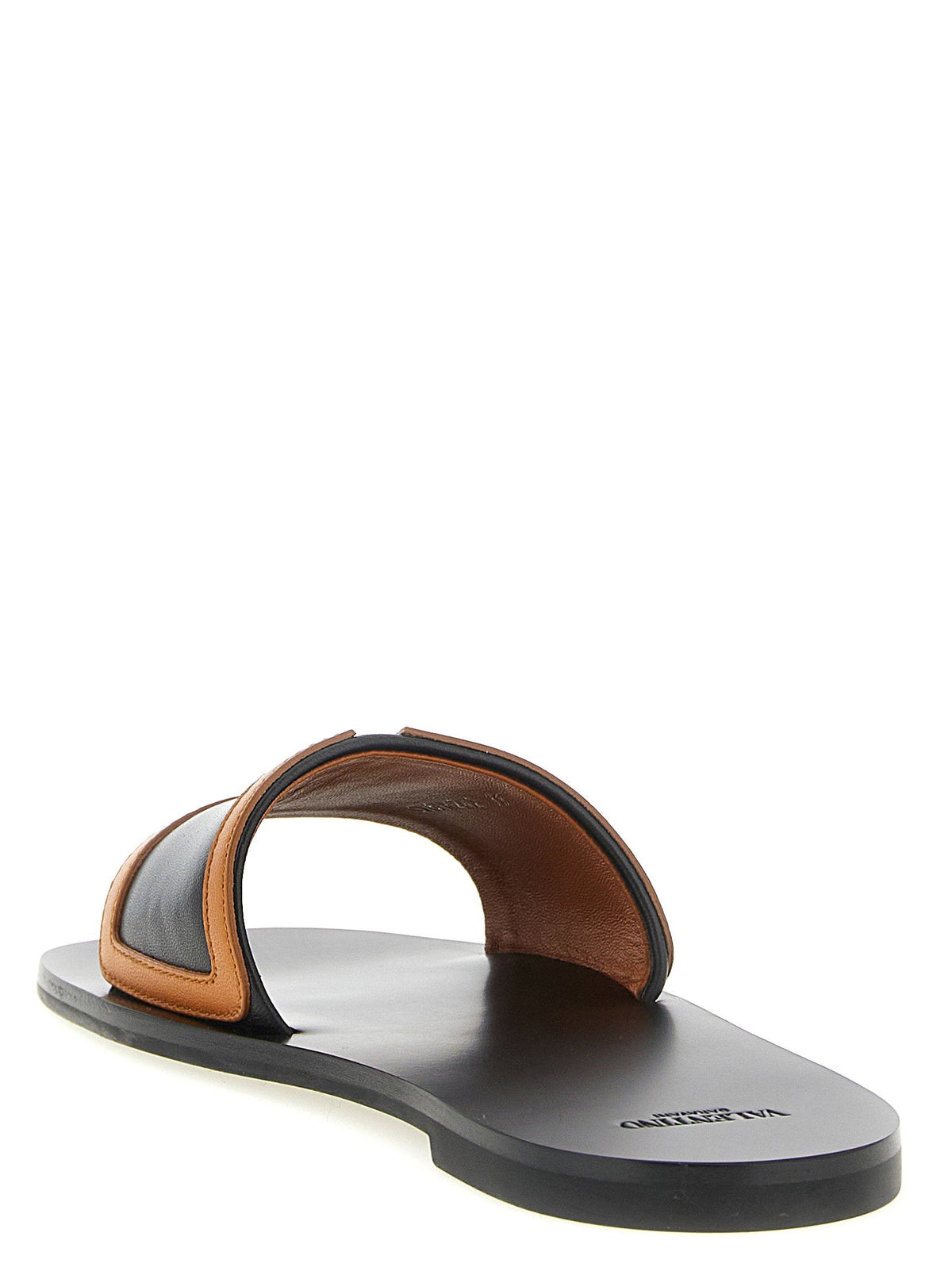 Valentino Garavani Slides — Tan