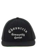 Willy Chavarria Embroidered Logo Baseball Cap — Black