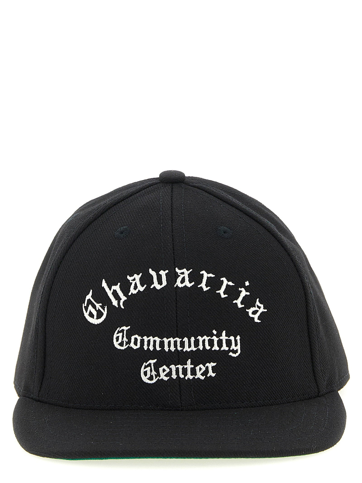 Willy Chavarria Embroidered Logo Baseball Cap — Black