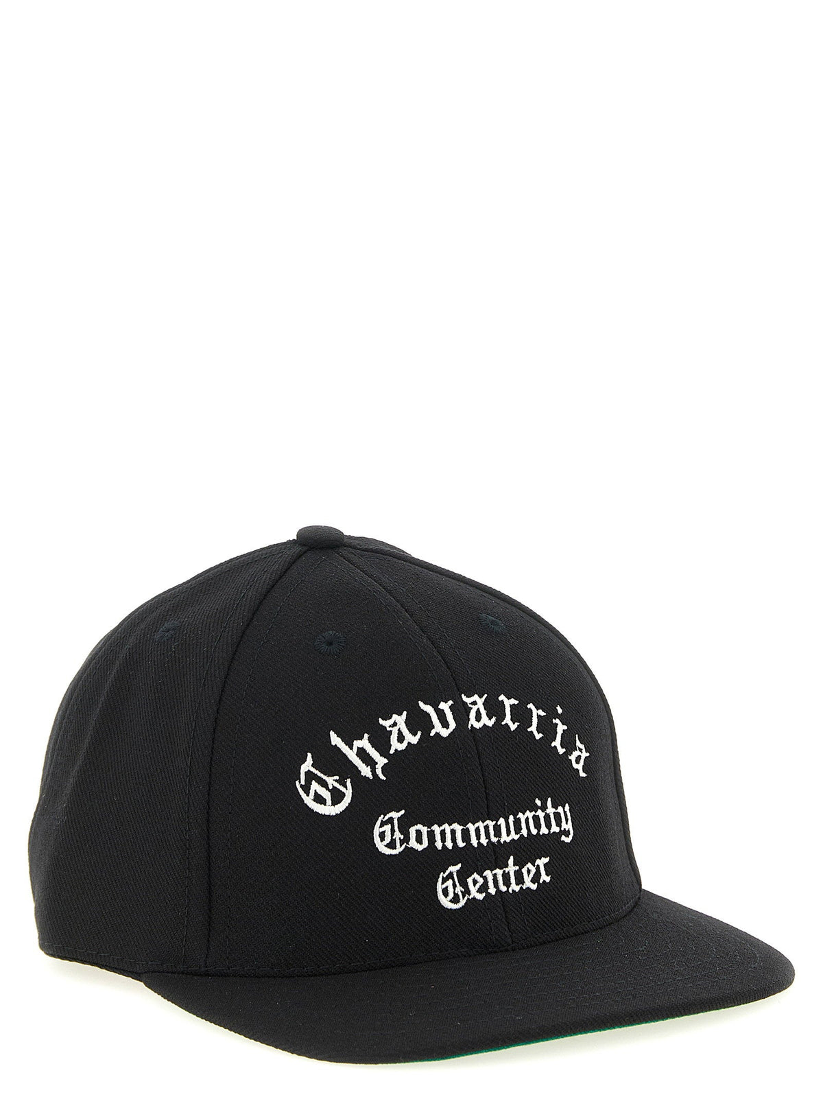 Willy Chavarria Embroidered Logo Baseball Cap — Black
