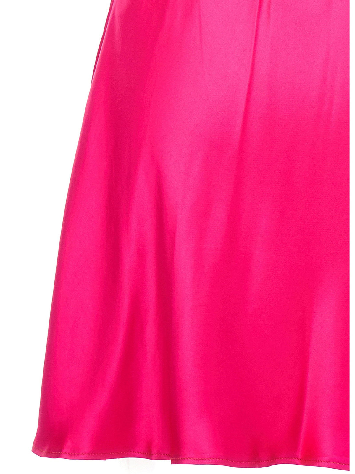 Y/Project Draped Satin Dress — Pink