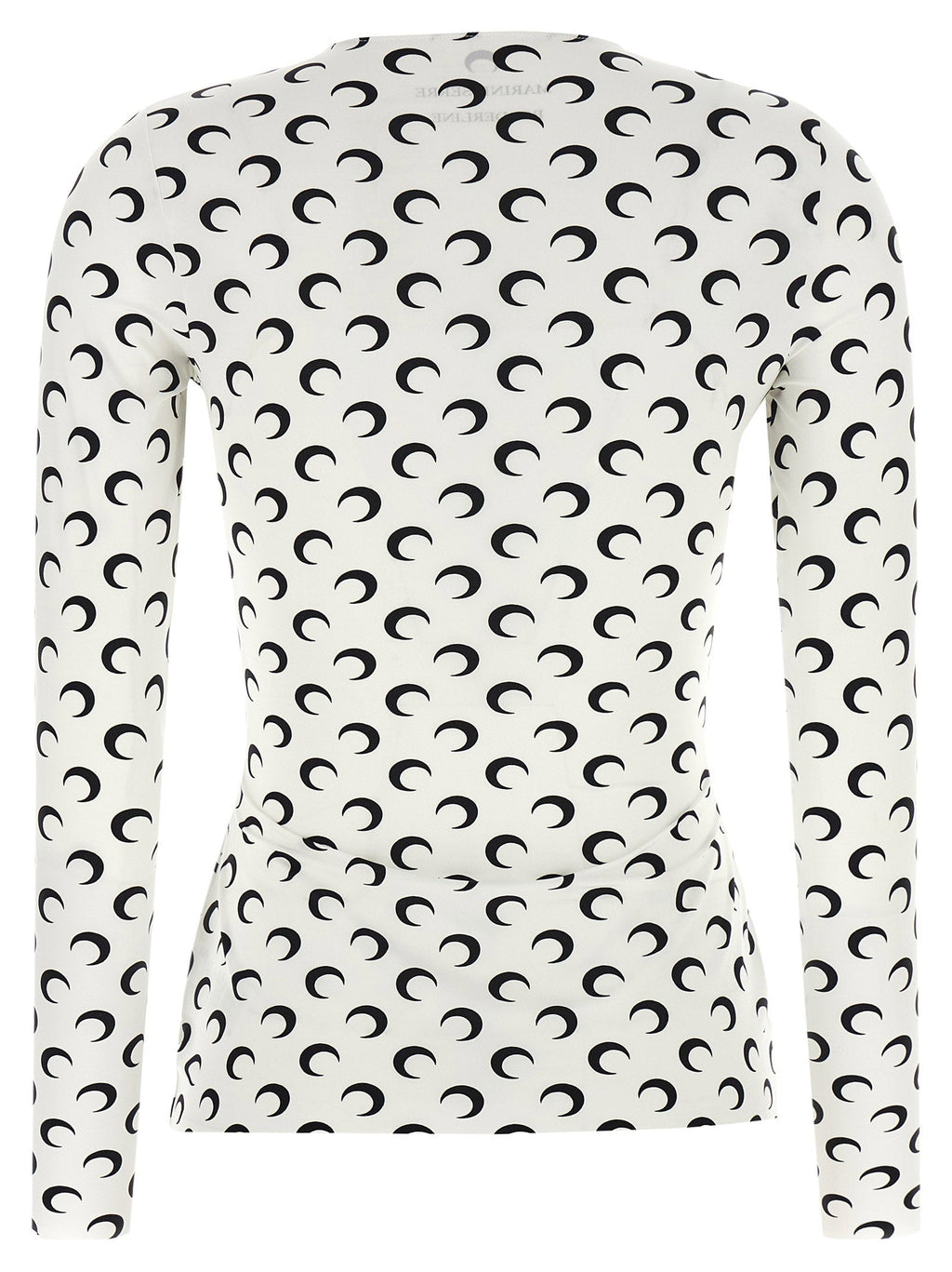 Marine Serre Moon-Printed Jersey T-Shirt — White