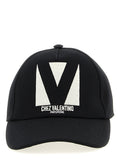 Valentino Garavani Logo-Embroidered Cotton Baseball Cap — Black