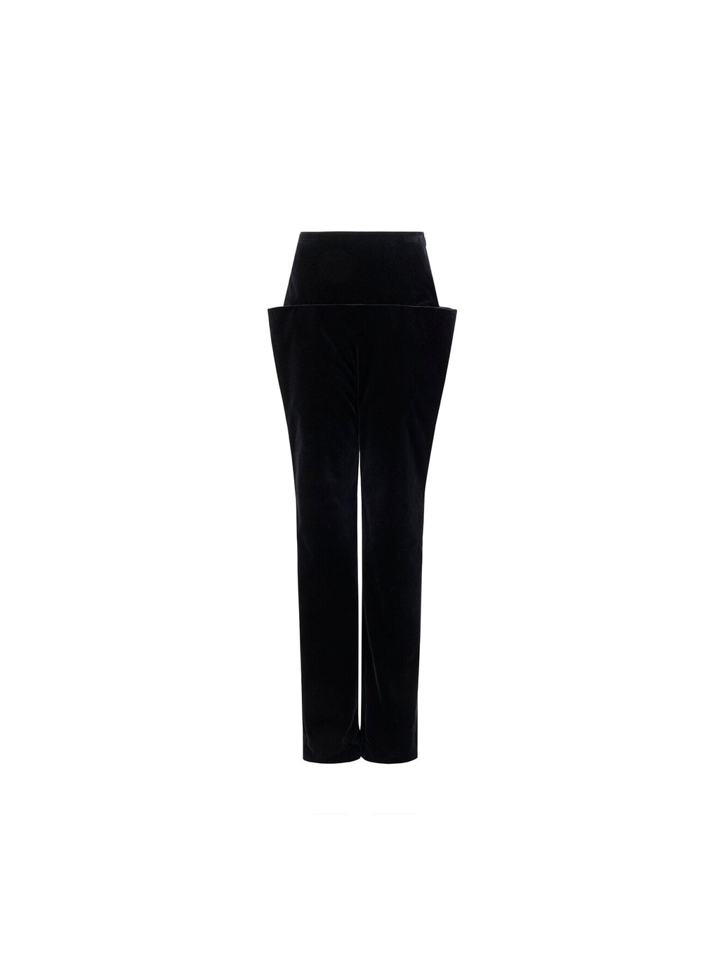 Maison AlaïA Cotton Velvet Trousers — Purple