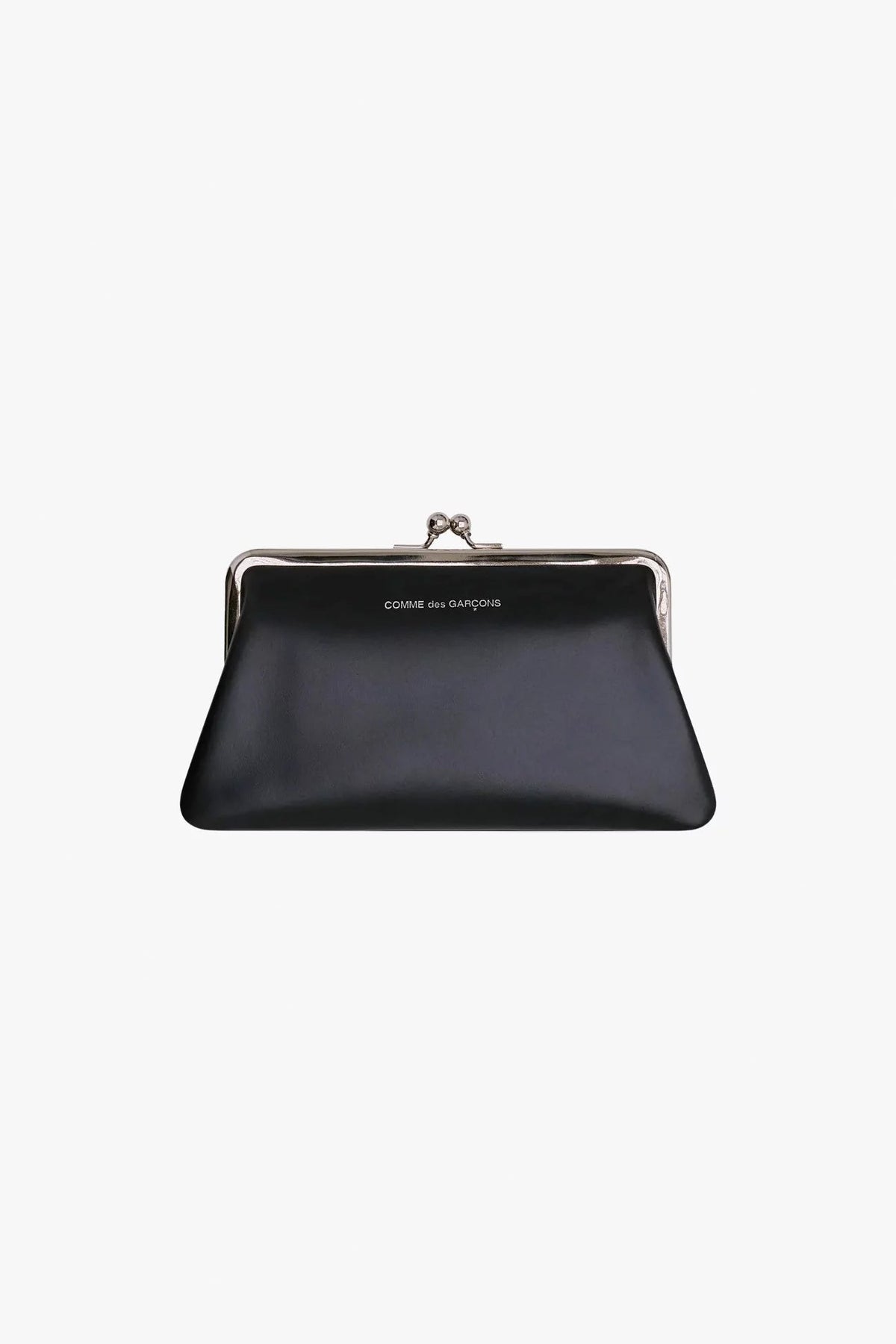 Comme Des GarçOns Wallet Kiss Clasp Medium Wallet — Black