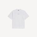 Balenciaga Logo-Embroidered T-Shirt — White
