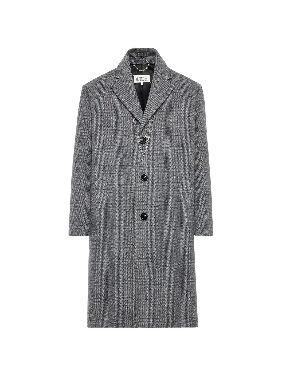 Maison Margiela Foldable Collar Coat — Gray