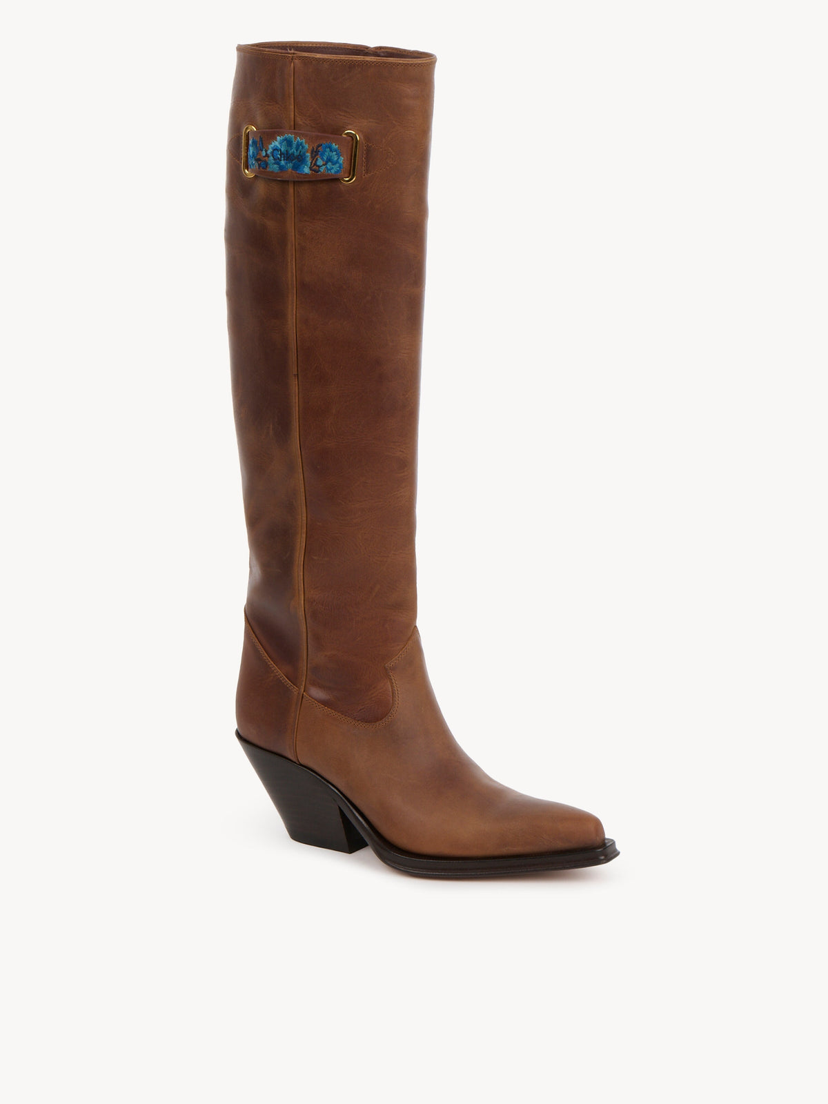 Chloé Azelan Boot — Brown