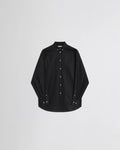 Phoebe Philo Button Collar Shirt — Black