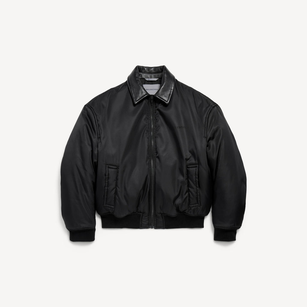 Balenciaga Cocoon Bomber Jacket — Black