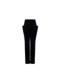 Maison AlaïA Cotton Velvet Trousers — Purple