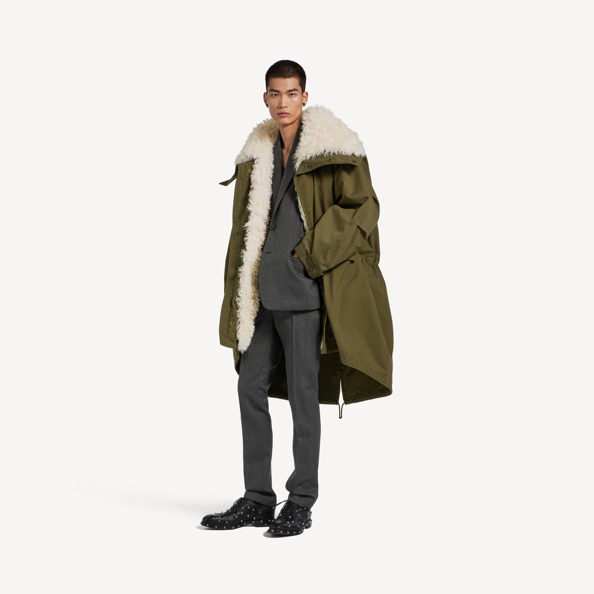 Balenciaga Tailored Trousers — Gray