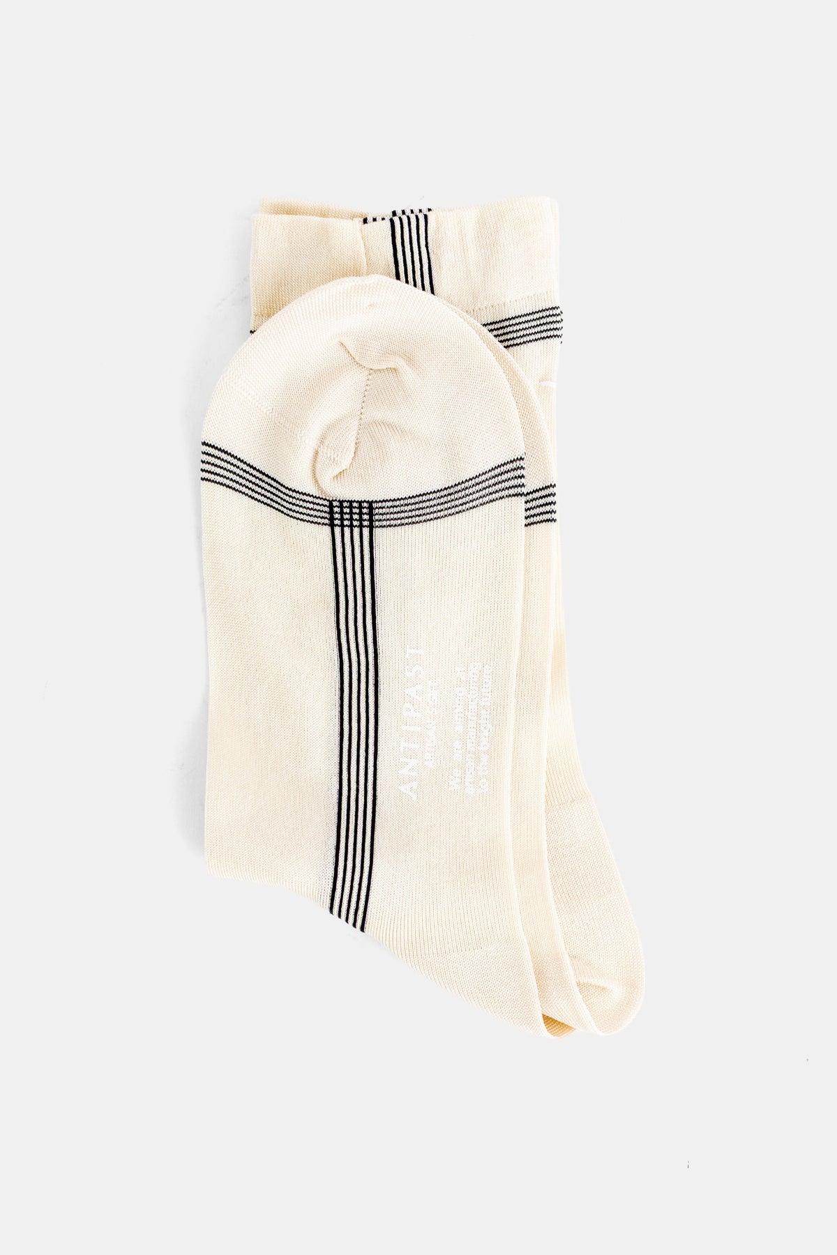 Antipast Striped Socks — Beige