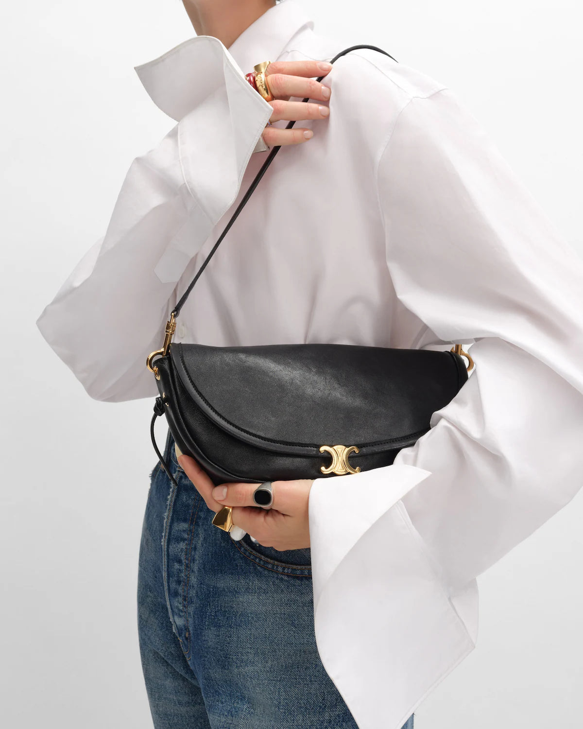 Celine Shoulder Bag — Black